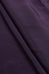 Pure Crepe Dark Purple Color Plain Fabric.