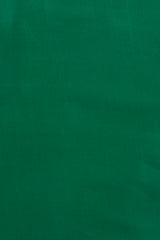 Pure Crepe Green Color Plain Fabric.