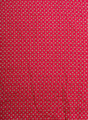 Modal Chanderi Dark PInk  Color Bandhani Screen Print Fabric With Big Panna Foil