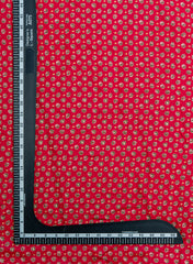Modal Chanderi Dark PInk  Color Bandhani Screen Print Fabric With Big Panna Foil