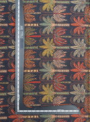 Pure Cotton Cambric Black Color Floral Pattern Digital Print Fabric
