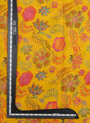 Viscose Tissue Mustad Color Floral Pattern Digital Print Fabric