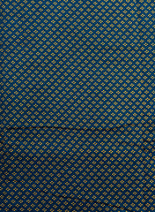 Organic Chanderi Blue Color Mix And Match Natural Print Fabric.