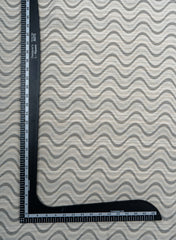 Pure Cotton Grey Color Jacqurad Lurex With Zig-Zag Digital Print Fabric.