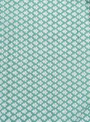 Pure Cotton Cambric Mix And Match Green Color Block Print Fabric.