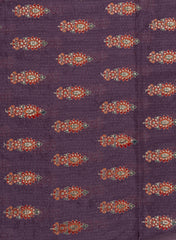 Pure Chinnon Chiffon Floral Pattern Sequins Embroidery Fabric.