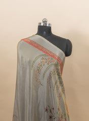 Pure Tissue Traditional Digital Print Dupatta