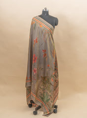 Pure Tissue Traditional Digital Print Dupatta