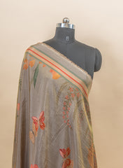 Pure Tissue Traditional Digital Print Dupatta