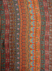 Pure Modal Satin Multi Color Traditional Digital Print Fabric.