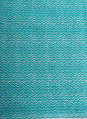 Linen Sky Blue Color Mix And Match Butta Print Fabric