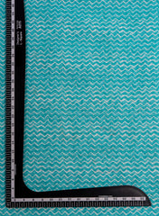 Linen Sky Blue Color Mix And Match Butta Print Fabric