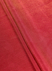 Pure Tissue Fabric Red Color Negative Print