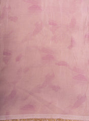 Pure Tissue Fabric Pink Color Negative Print