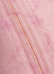 Pure Tissue Fabric Pink Color Negative Print