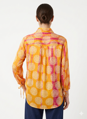 Sunrise – Shibori Modal Satin  Fusion Shirt