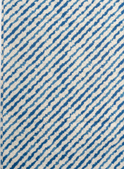 Cotton Flex Mix & Match Fabric – Off-White with Blue Floral Print.