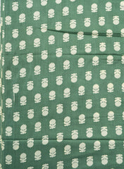 Pure Cotton Cambric Mint Green Color Mix & Match Fabric.