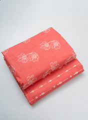 Pure Cotton Cambric Bright Pink Color Mix & Match Fabric.