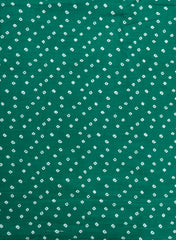 Pure Cotton Cambric Dark Green Color Mix & Match Fabric.