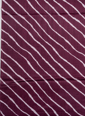 Pure Cotton Cambric Dark Purple Color Mix & Match Fabric.