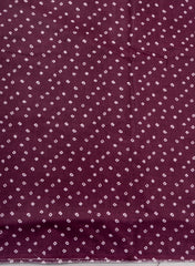 Pure Cotton Cambric Dark Purple Color Mix & Match Fabric.