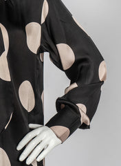 90’s Fever – Polka Dot Modal Satin Shirt