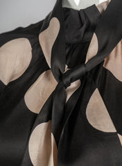 90’s Fever – Polka Dot Modal Satin Shirt