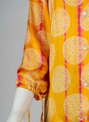 Sunrise – Shibori Modal Satin  Fusion Shirt