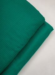 Cotton Kota Forest Green Color Plain Fabric.