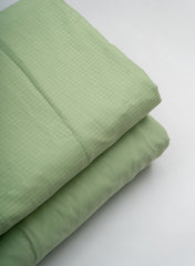 Cotton Cambric Mint Green Color Plain Fabric.