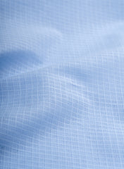Cotton Kota Baby Blue Color Plain Fabric.