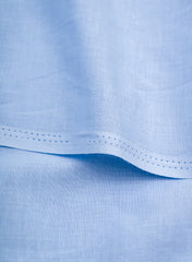 Cotton Cambric Baby Blue Color Plain Fabric.