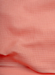 Cotton Kota Peach Color Plain Fabric.