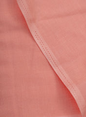 Cotton Kota Peach Color Plain Fabric.