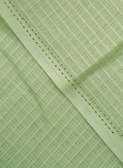 Cotton Kota Mint Green Color Plain Fabric.
