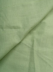 Cotton Kota Mint Green Color Plain Fabric.