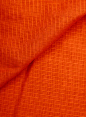 Cotton Kota Red Orange Color Plain Fabric.