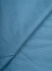 Cotton Kota Aqua Blue Color Plain Fabric.