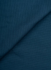 Cotton Kota Drak Blue Color Plain Fabric.