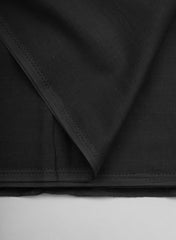 Cotton Cambric Black Color Plain Fabric.