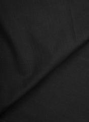 Cotton Cambric Black Color Plain Fabric.