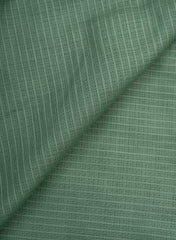 Cotton Kota Green Color Plain Fabric.