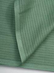 Cotton Kota Green Color Plain Fabric.