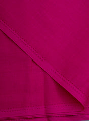 Cotton Cambric Magenta Color Plain Fabric.