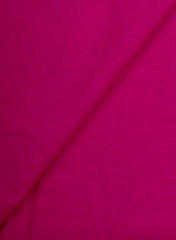 Cotton Cambric Magenta Color Plain Fabric.
