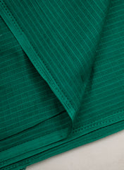 Cotton Kota Forest Green Color Plain Fabric.