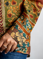 Anaya – Rustic Muse Printed Pure Muslin Shirt