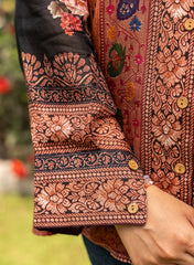 Anaya – Floral Tapestry Pure Muslin Shirt