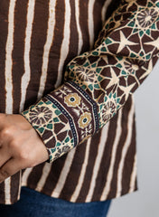 Vanya – Tribal Fusion Pure Muslin Designer Shirt